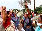 Protesty proti znásilnní v Bangladéi. (9.íjna 2020)