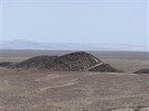 Archeologové na peruánské planin Nazca odkryli obrazec koky. (19. íjna 2020)