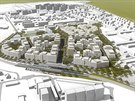 Urbanisticko-architektonickou koncepci nové tvrti navrhl Ateliér Jakub Cigler...