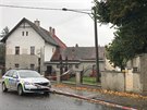 Policie vyetuje pobodn v Petrov u Prahy (16.10. 2020)