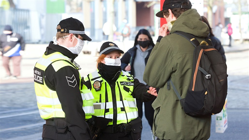 Mstská policie v Jihlav.