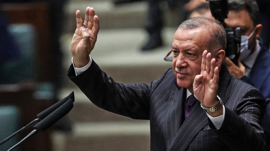 Turecký prezident Recep Tayyip Erdogan (14. íjna 2020)