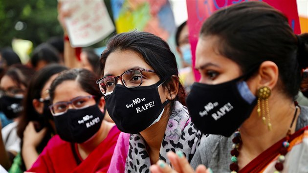 Protesty proti znsilnn v Bangladi. (9.jna 2020)