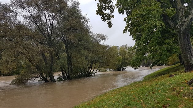 Vydatn d隝 zamstnal hasie na vtin zem eska, vetn Olomoucka. (14. jna 2020)