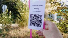 Cedulka s QR kódem