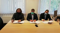 Zástupci politických uskupení podepsali koaliční prohlášení