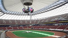 Polský Národní stadion ve Varav (8. kvtna 2018)