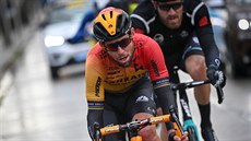 Mark Cavendish v úniku na Gent-Wevelgem.