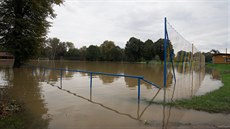 Zatopené hit v opavských Vávrovicích. (15.10.2020)