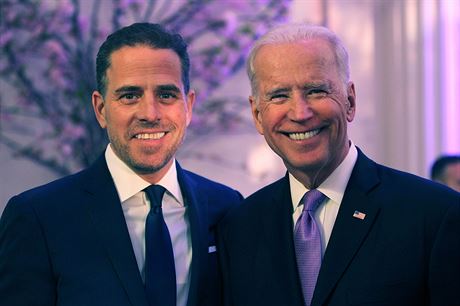 Hunter Biden se svým otcem Joem Bidenem