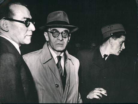Rudolf Rössler na snímku z 11. listopadu 1953, kdy probíhal proces v Lucernu.