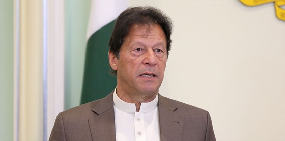 Pákistánský premiér Imran Chán (4. února 2020)