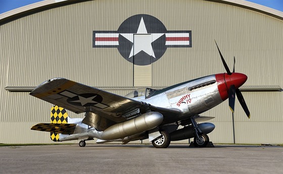 North American P-51D Mustang, exponát Národního muzea letectva Spojených stát...