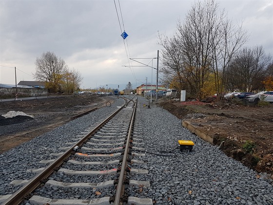 Rekonstrukce trati mezi Litvínovem a Loukou u Litvínova. 