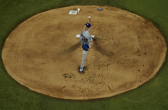 Walker Buehler, nadhazova Los Angeles Dodgers, ve tetím utkání Svtové série