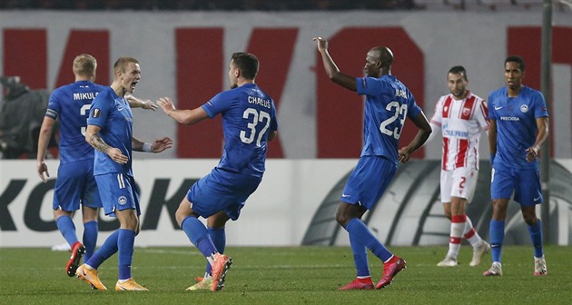 Crvena zvezda - Liberec 5:1, další dva rychlé góly, hosté v poháru trpí