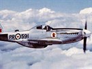 Mustang v barvách Kanadského královského letectva (RCAF, Royal Canadian Air...