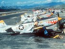 Americké stroje F-51D Mustang bhem korejské války