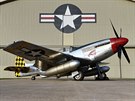 North American P-51D Mustang, exponát Národního muzea letectva Spojených stát...