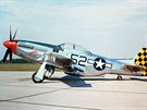 North American P-51D Mustang, exponát Národního muzea letectva Spojených stát...