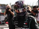 Lewis Hamilton, vítz kvalifikace na Velkou cenu Portugalska