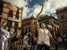 Demonstrace panlských léka v Barcelon. (20. íjna 2020)