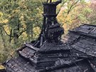 Plameny zniily pravoslavný kostel svatého Michala v Praze 5. (29.10.2020)