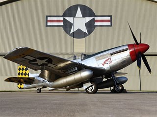 North American P-51D Mustang, exponát Národního muzea letectva Spojených států...