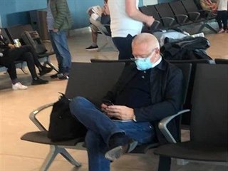 Jaroslav Faltýnek na Letišti Václava Havla.