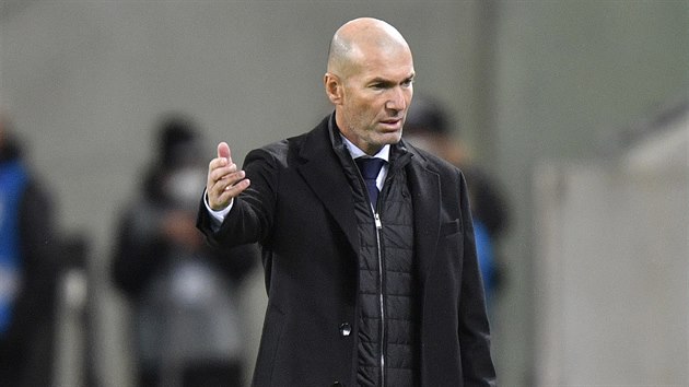 Zinedine Zidane, trenr Realu Madrid.