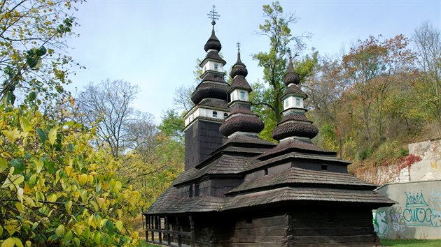 Kostel sv. Michala v zahradě Kinských (28.října 2020)