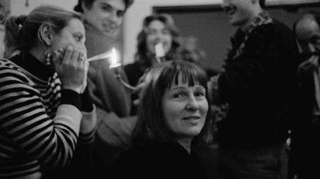 Fotografka Letizia Battaglia na snmku z roku 1985.