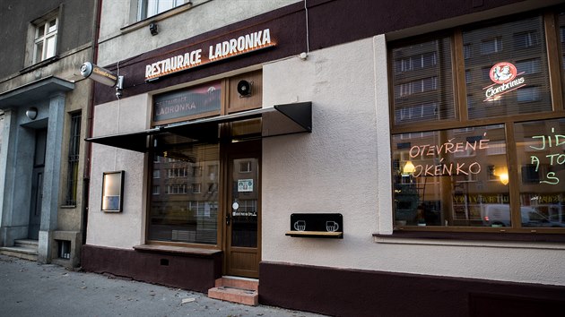 Restaurace Ladronka po rekonstrukci. (26. jna 2020)