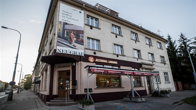 Restaurace Ladronka po rekonstrukci. (26. jna 2020)