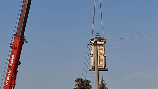 V Pohoelicch u Brna sthovali bo muka. Pesun byl nutn kvli stavb okrun kiovatky.