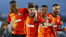 Radost fotbalist achtaru Donck.