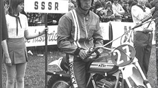 Rus Genadij Mojsejev na rakouském motocyklu KTM