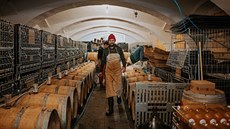 Ivo Laurin, zakladatel cidráství Utopia sídlícího v pozdn gotické tvrzi v...