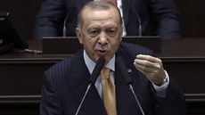 Turecký prezident Recep Tayyip Erdo&#287;an odsoudil svou karikaturu na...