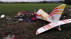 Pád ultralightu u Ol�an u Prost�jova nep�e�il jeho pilot cizí národnosti....