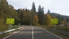 Ředitelství silnic a dálnic nainstalovalo nové značky u silnice I/44 vedoucí...