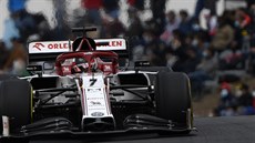 Kimi Räikkönen ve Velké ceně Portugalska.