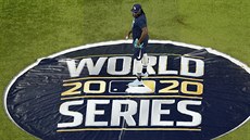 Diego Castillo, nadhazova� Tampa Bay Rays, se chystá na zápasy Sv�tové série.