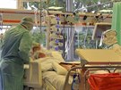 Covidov� odd�len� Karlovarsk� krajsk� nemocnice.