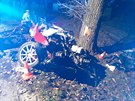 Tragick nehoda se stala v sobotu veer nedaleko Novch Hrad na...
