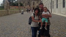 Jan Pokorný se �enou Trang