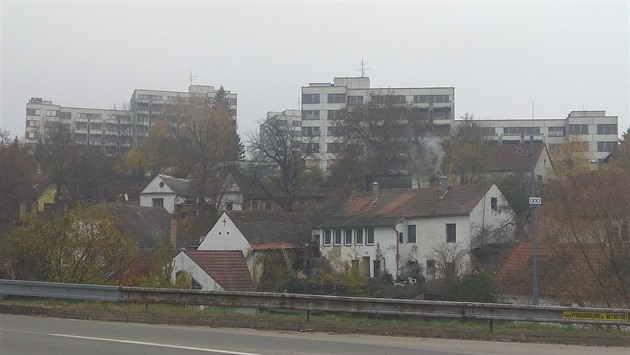 Ubytovací komplex v Týn nad Vltavou sloený z panelových dom slouil u pro...