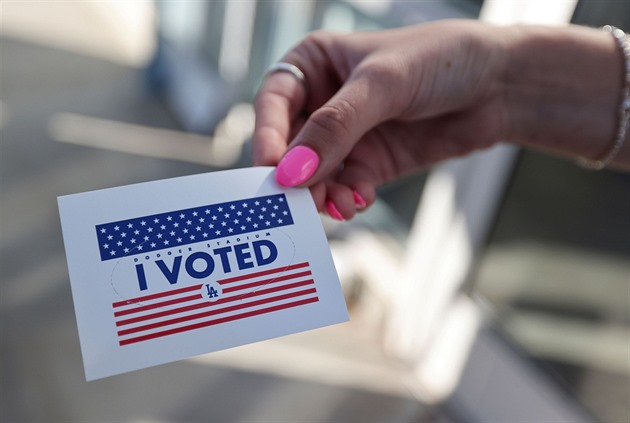 Volby v Michiganu zpestřují nálepky s vlkodlakem, navrhla je malá dívka