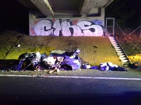 Tragická nehoda BMW na D8.