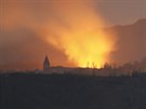 Exploze nedaleko chrámu Krista Spasitele ve mst ua v Náhorním Karabachu (8....